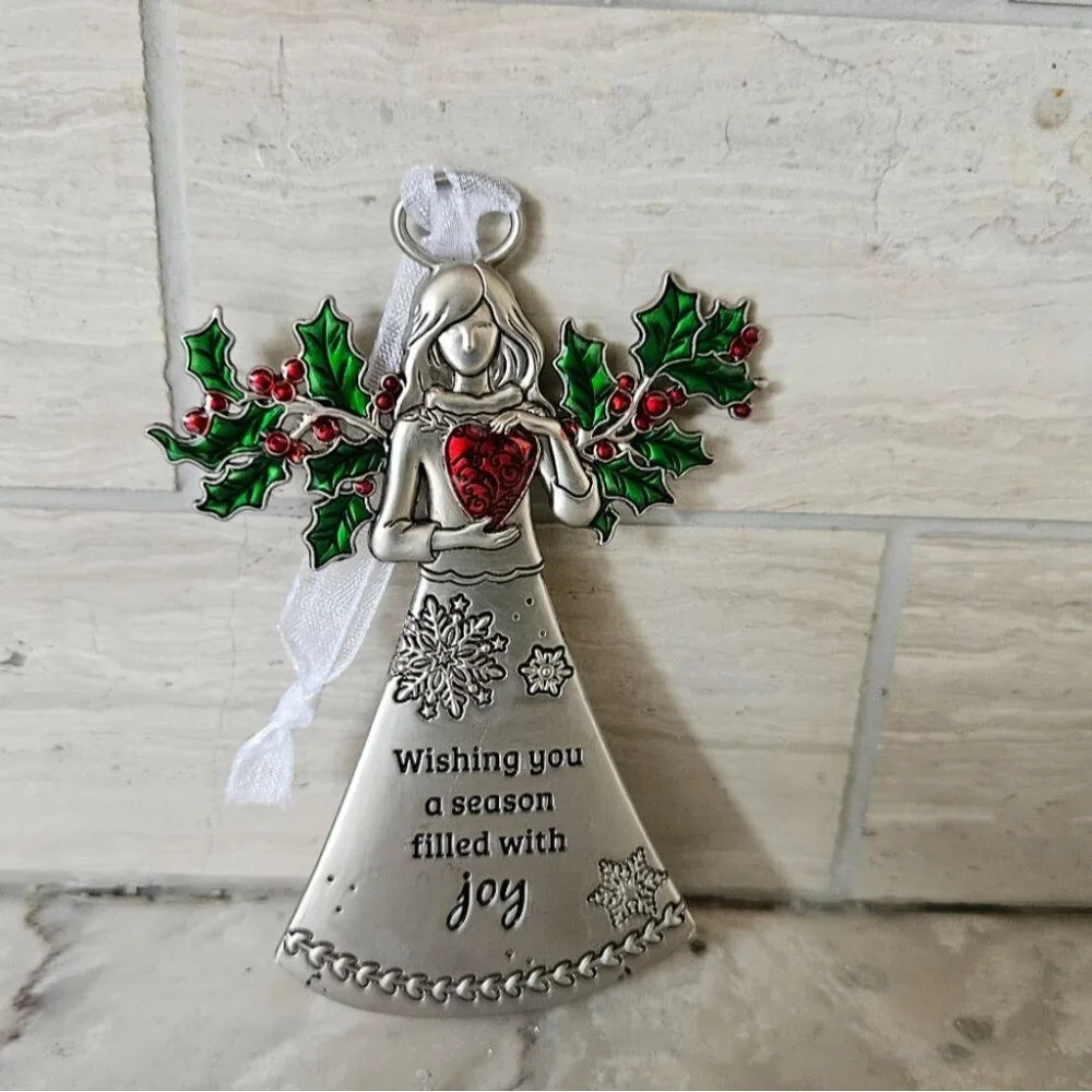 Ganz Wishing You a Season  Filled With Joy Angel Ornament